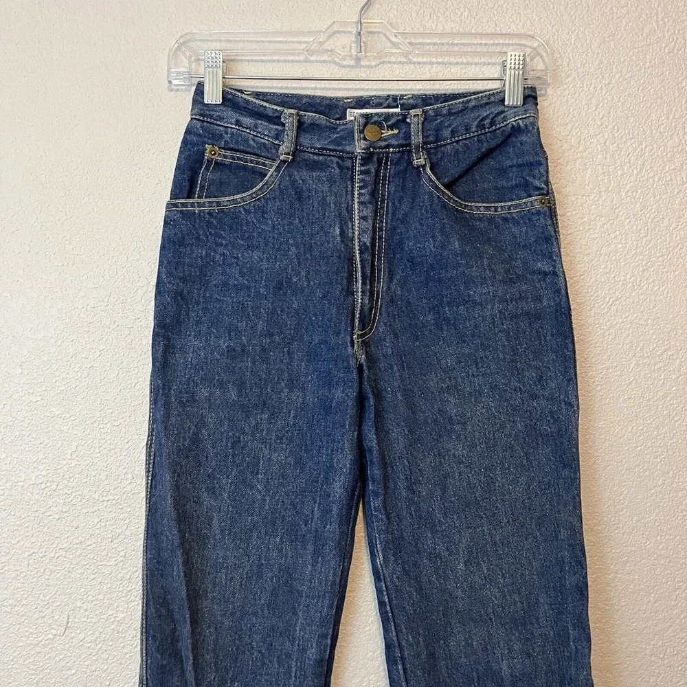 Vintage Guess Blue Jeans Georges Marciano Medium Wash USA made Size 0 Read Descr - Picture 5 of 7